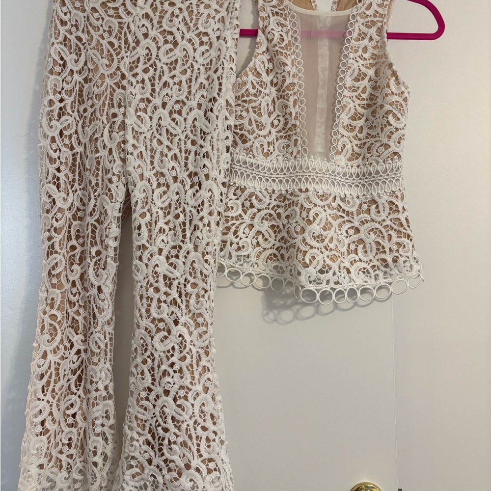 Elegant Lace two piece set